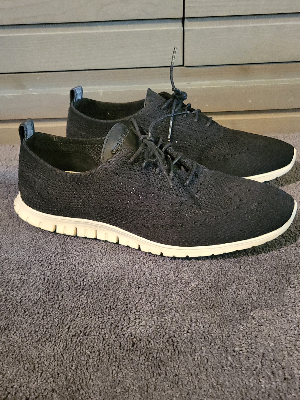 Cole Haan Women's Black Knit Casual Sneaker